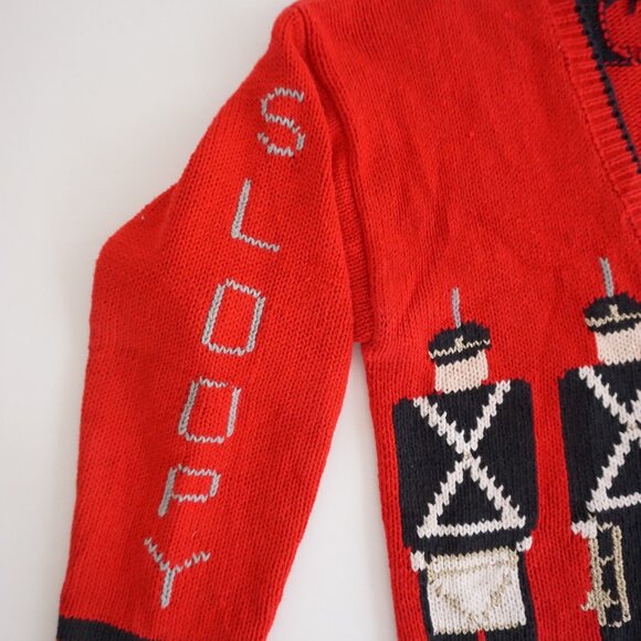 VTG BellePointe Ohio State Band Cardigan Red Collegiate Retro 80s Preppycore M - Picture 9 of 15